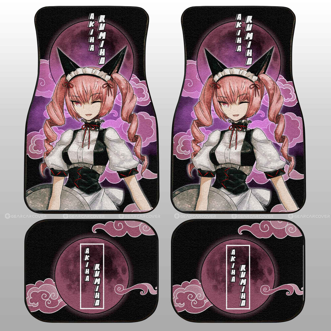 Rumiho-Akiha-Car-Floor-Mats-Custom-SteinsGate-Anime-Car-Accessories-1