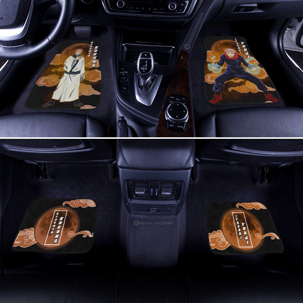 Ryoumen-Sukuna-And-Yuuji-Itadori-Car-Floor-Mats-Custom-Jujutsu-Kaisen-Anime-Car-Interior-Accessories-2