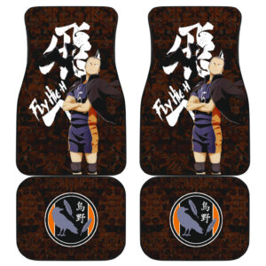 Ryunosuke Tanaka Haikyuu Car Floor Mats Anime Car Accessories