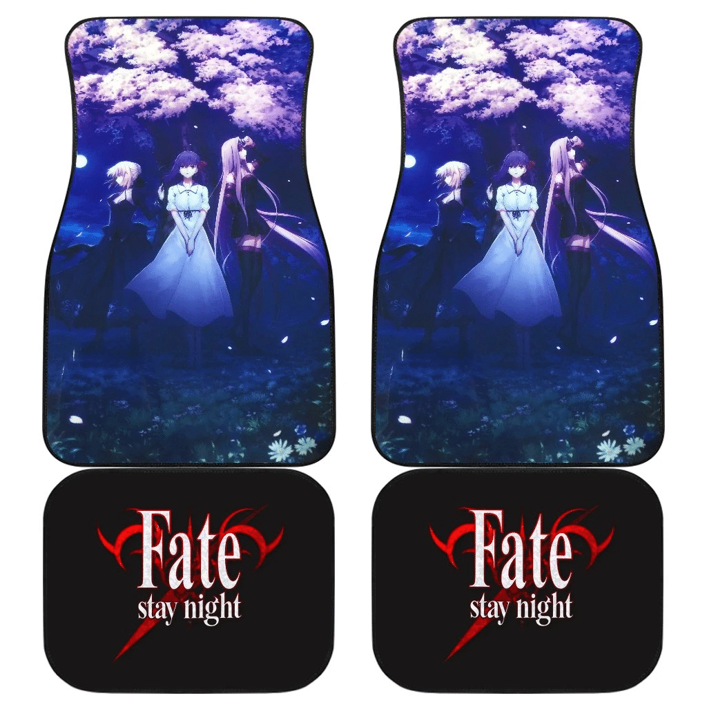 Saber Sakura And Rider Fate Cherry Blossom Fate/Stay Night Car Floor Mats UBC040614 Saber Sakura And Rider Fate Cherry Blossom Fate/Stay Night Car Floor Mats UBC040614
