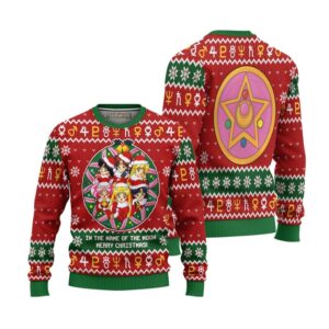 Sailor Guardians Anime Ugly Christmas Sweater Sailor Moon Xmas Gift