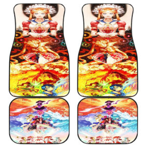 Sailor Moon Art Colorful Car Floor Mats 191030