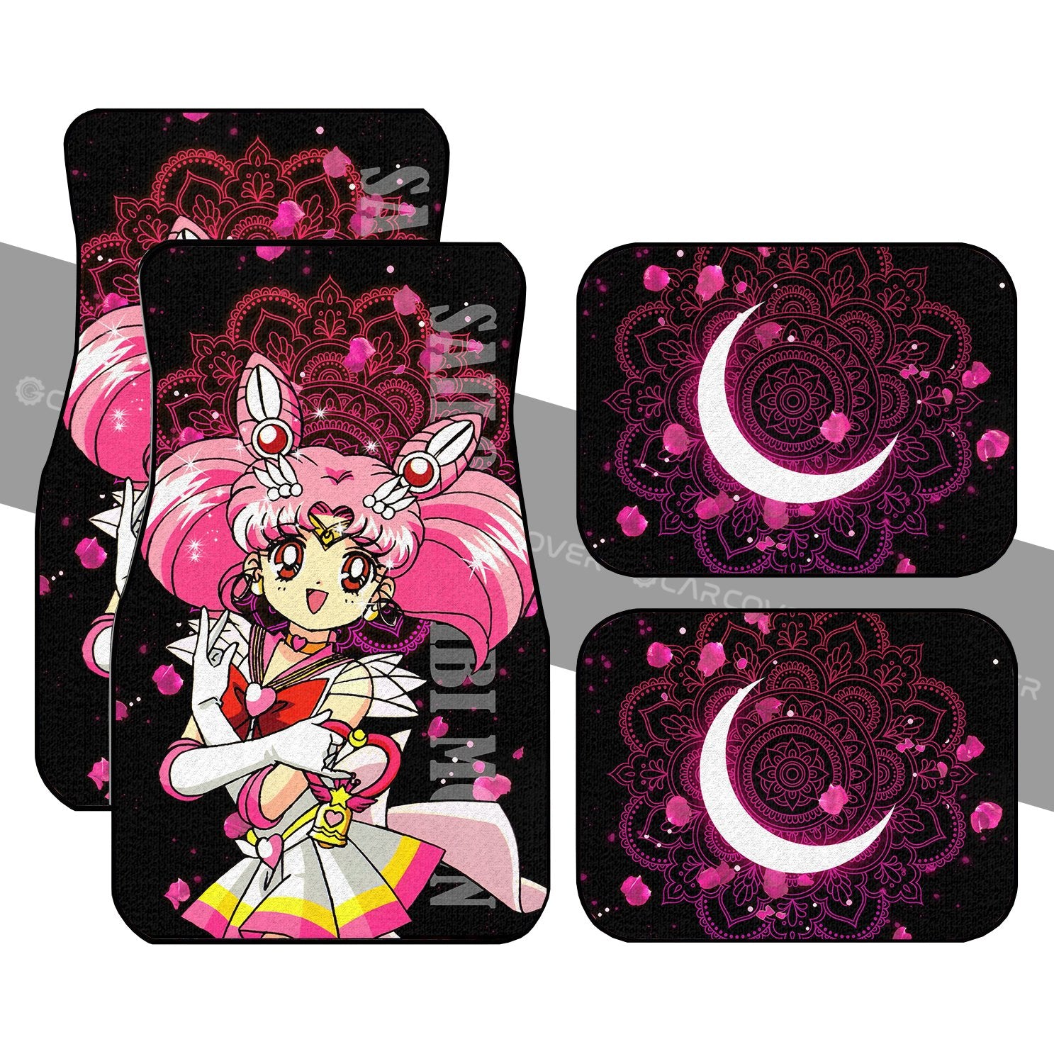 Sailor Moon Chibi Car Floor Mats Custom Anime Car Interior Accessories Sailor Moon Chibi Car Floor Mats Custom Anime Car Interior Accessories