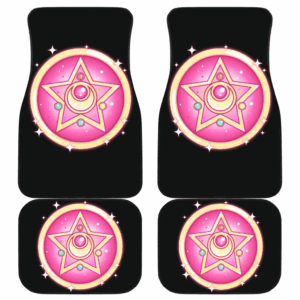 Sailor Moon Symbol Art Car Floor Mats Manga Fan Gift H031720