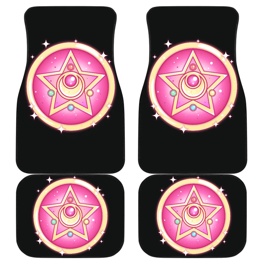 Sailor Moon Symbol Art Car Floor Mats Manga Fan Gift H031720 Sailor Moon Symbol Art Car Floor Mats Manga Fan Gift H031720