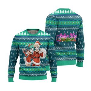 Sailor Neptune Ugly Christmas Sweater Sailor Moon Anime Xmas Gift