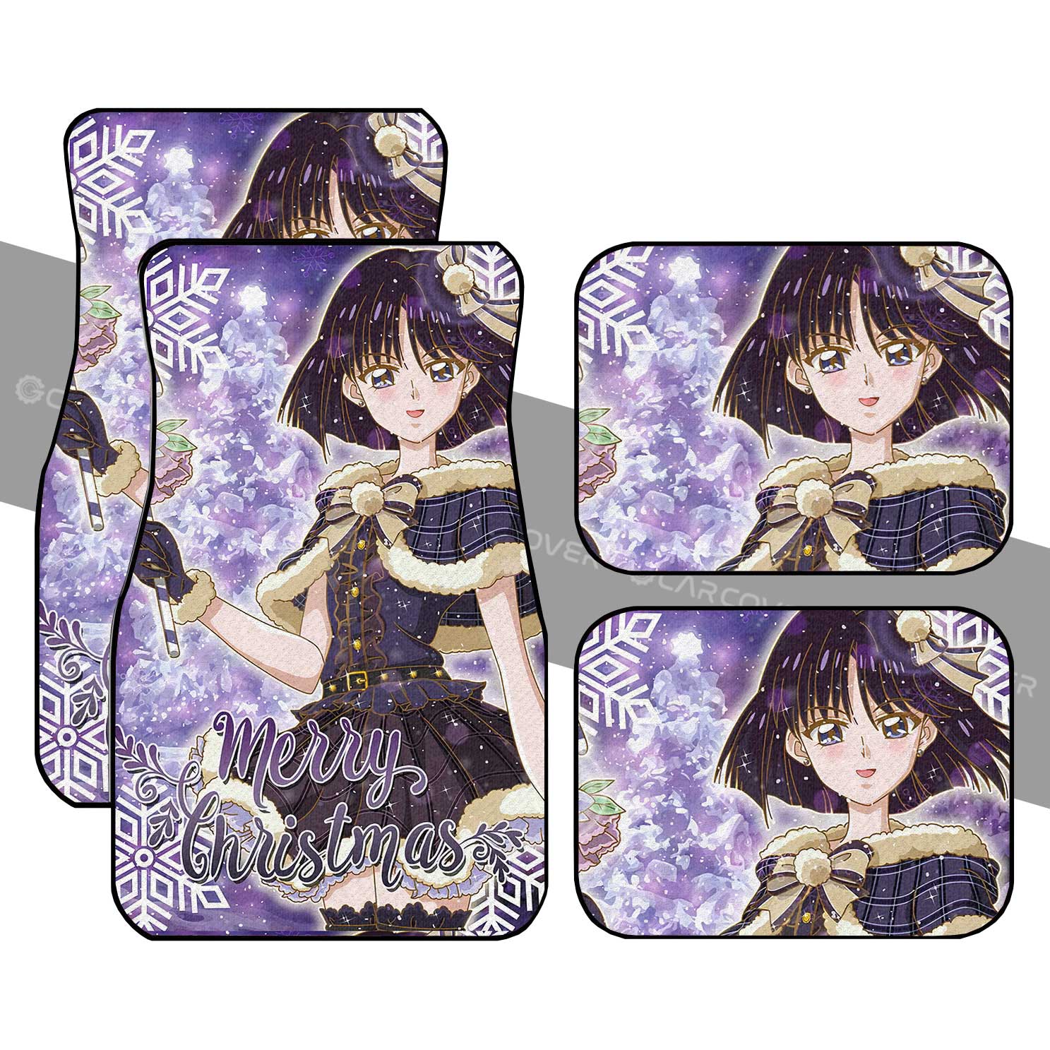 Sailor Saturn Car Floor Mats Custom Sailor Moon Anime Car Accessories Merry Christmas Sailor Saturn Car Floor Mats Custom Sailor Moon Anime Car Accessories Merry Christmas