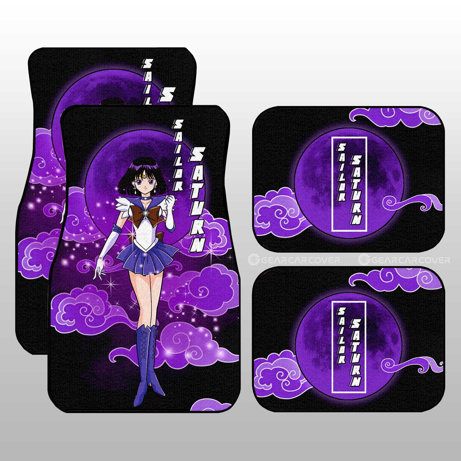Sailor Saturn Car Floor Mats Custom Sailor Moon Anime Car Interior Accessories Sailor Saturn Car Floor Mats Custom Sailor Moon Anime Car Interior Accessories