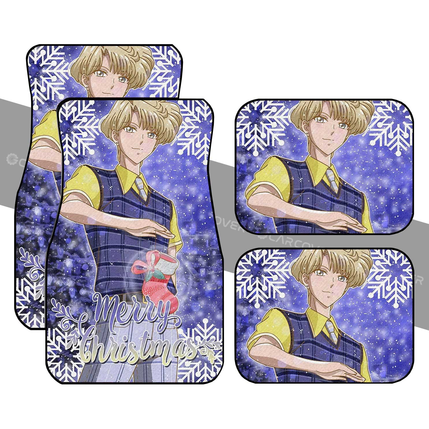Sailor Uranus Car Floor Mats Custom Sailor Moon Anime Car Accessories Merry Christmas Sailor Uranus Car Floor Mats Custom Sailor Moon Anime Car Accessories Merry Christmas
