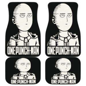 Saitama Art Car Floor Mats One Punch Man Manga H051820