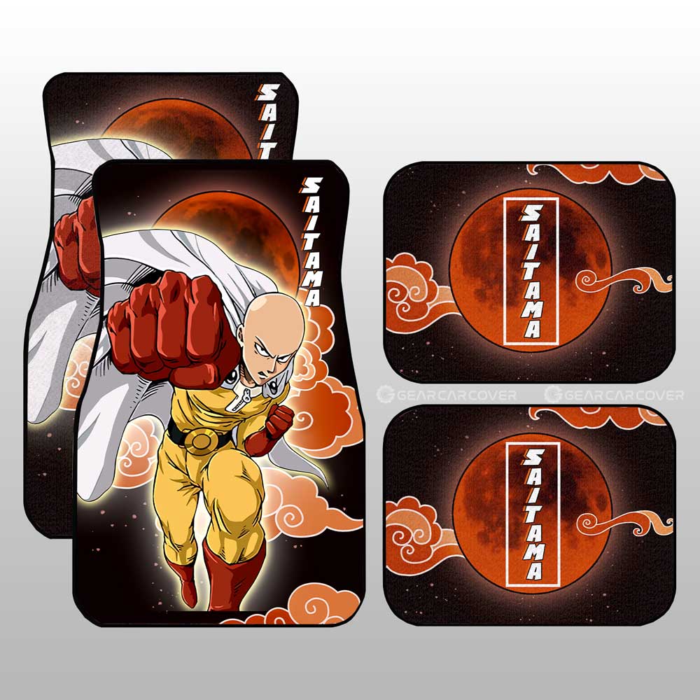Saitama Car Floor Mats Custom One Punch Man Anime Car Accessories Saitama Car Floor Mats Custom One Punch Man Anime Car Accessories