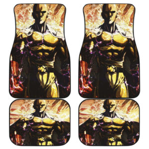 Saitama One Punch Man Car Floor Mats Anime Fan Gift H051820