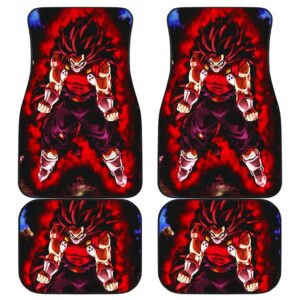 Saiyan Front And Back Car Mats