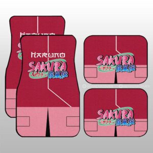 Sakura Shippuden Car Floor Mats Custom Naruto Anime Car Interior Accessories
