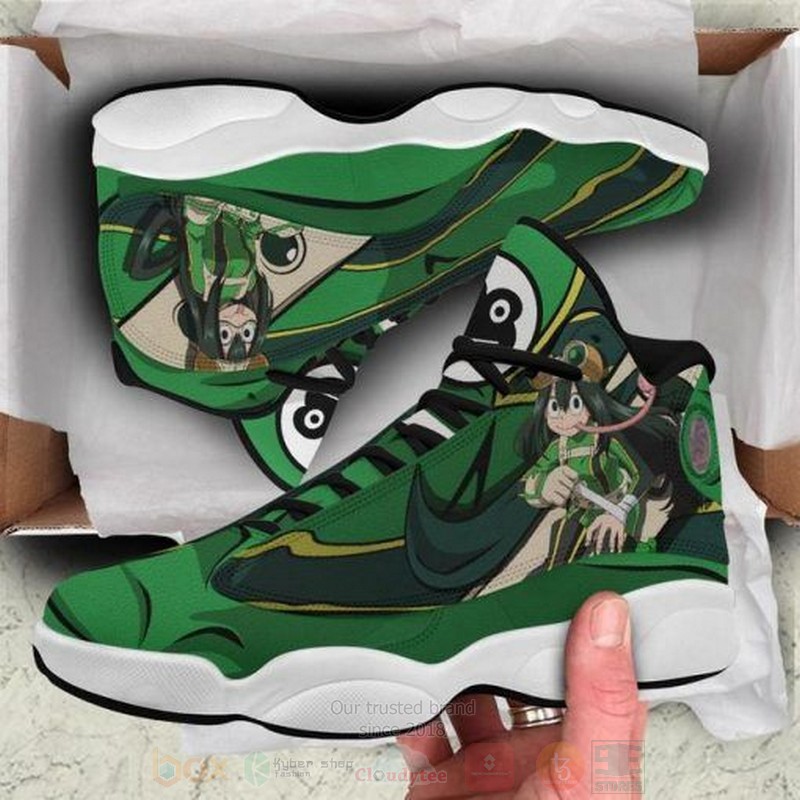 Sale Tsuyu Asuitodoroki My Hero Academia Anime Air Jordan 13 Shoes Sale Tsuyu Asuitodoroki My Hero Academia Anime Air Jordan 13 Shoes