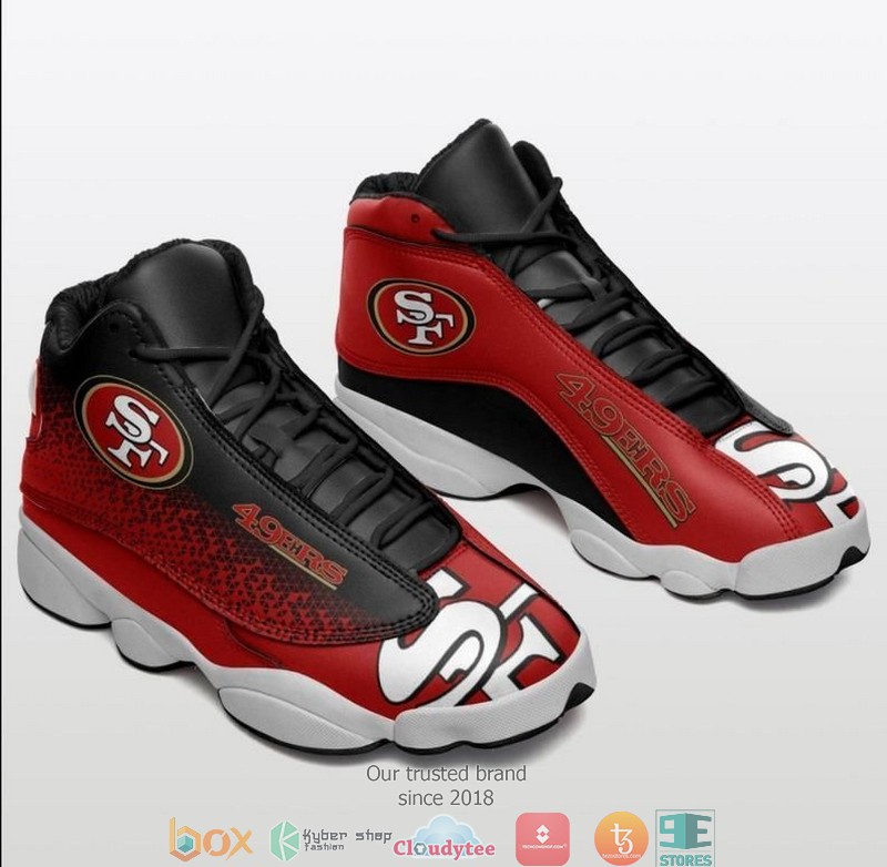 San Francisco 49Ers Nfl Football Team 22 Air Jordan 13 Sneaker Shoes San Francisco 49Ers Nfl Football Team 22 Air Jordan 13 Sneaker Shoes