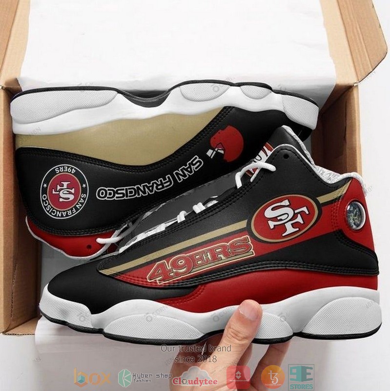 San Francisco 49Ers Nfl Football Team 9 Air Jordan 13 Sneaker Shoes San Francisco 49Ers Nfl Football Team 9 Air Jordan 13 Sneaker Shoes