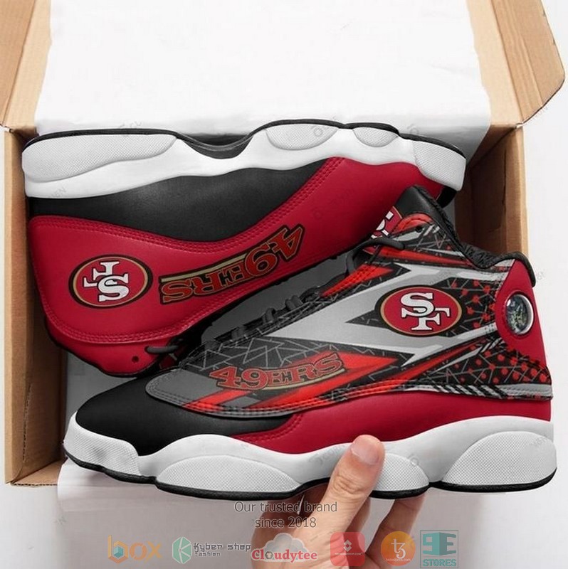 San Francisco 49Ers Nfl Football Team Air Jordan 13 Sneaker Shoes San Francisco 49Ers Nfl Football Team Air Jordan 13 Sneaker Shoes