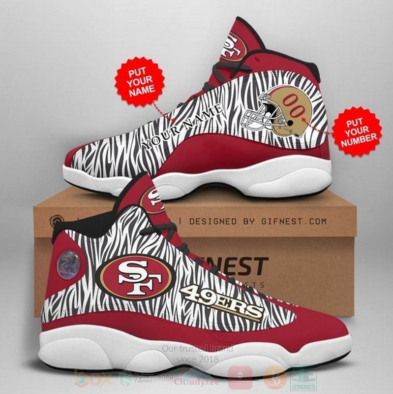 San Francisco 49Ers Nfl Football Team Personalized Air Jordan 13 Shoes San Francisco 49Ers Nfl Football Team Personalized Air Jordan 13 Shoes