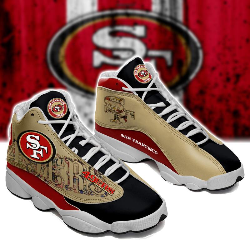 San Francisco 49Ers Nfl Ver 5 Air Jordan 13 Sneaker San Francisco 49Ers Nfl Ver 5 Air Jordan 13 Sneaker