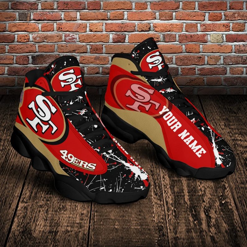 San Francisco 49Ers Personalized Air Jordan 13 Shoes San Francisco 49Ers Personalized Air Jordan 13 Shoes