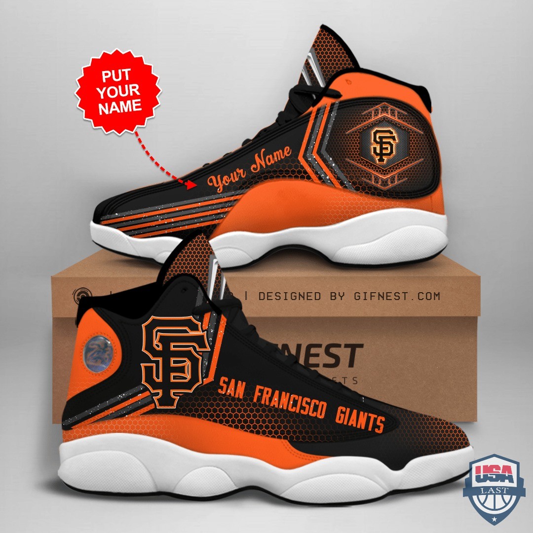 San Francisco Giants Air Jordan 13 Custom Name Personalized Shoes San Francisco Giants Air Jordan 13 Custom Name Personalized Shoes