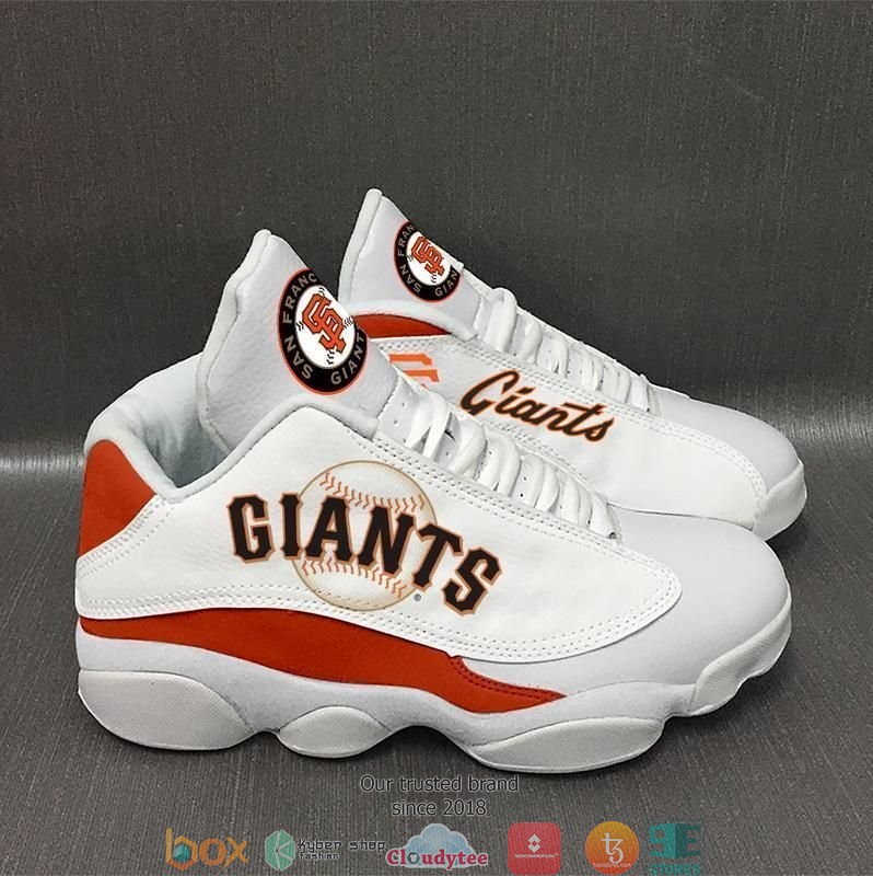 San Francisco Giants Football Mlb Teams Big Logo Air Jordan 13 Sneaker Shoes San Francisco Giants Football Mlb Teams Big Logo Air Jordan 13 Sneaker Shoes