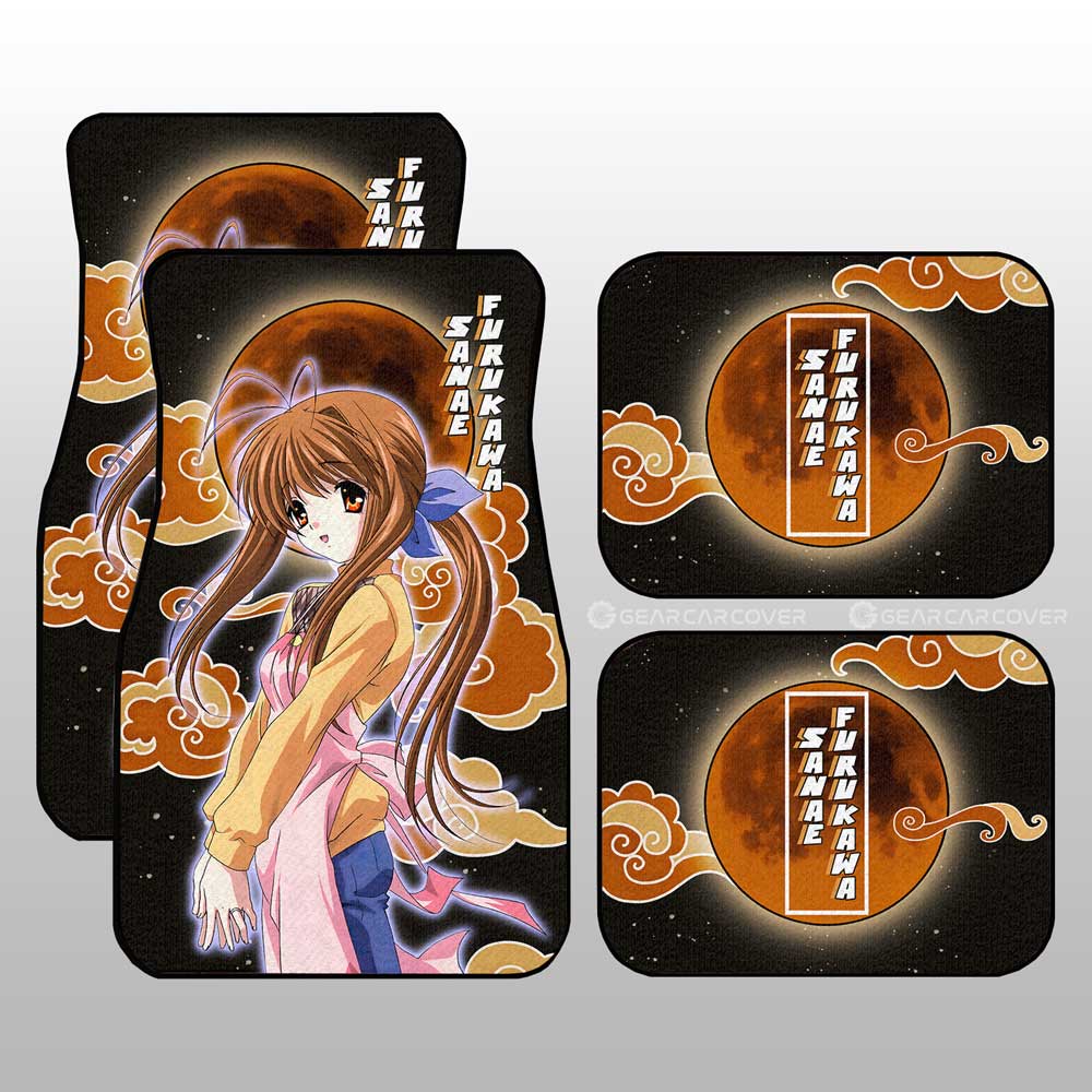 Sanae Furukawa Car Floor Mats Custom Clannad Anime Car Accessories Sanae Furukawa Car Floor Mats Custom Clannad Anime Car Accessories