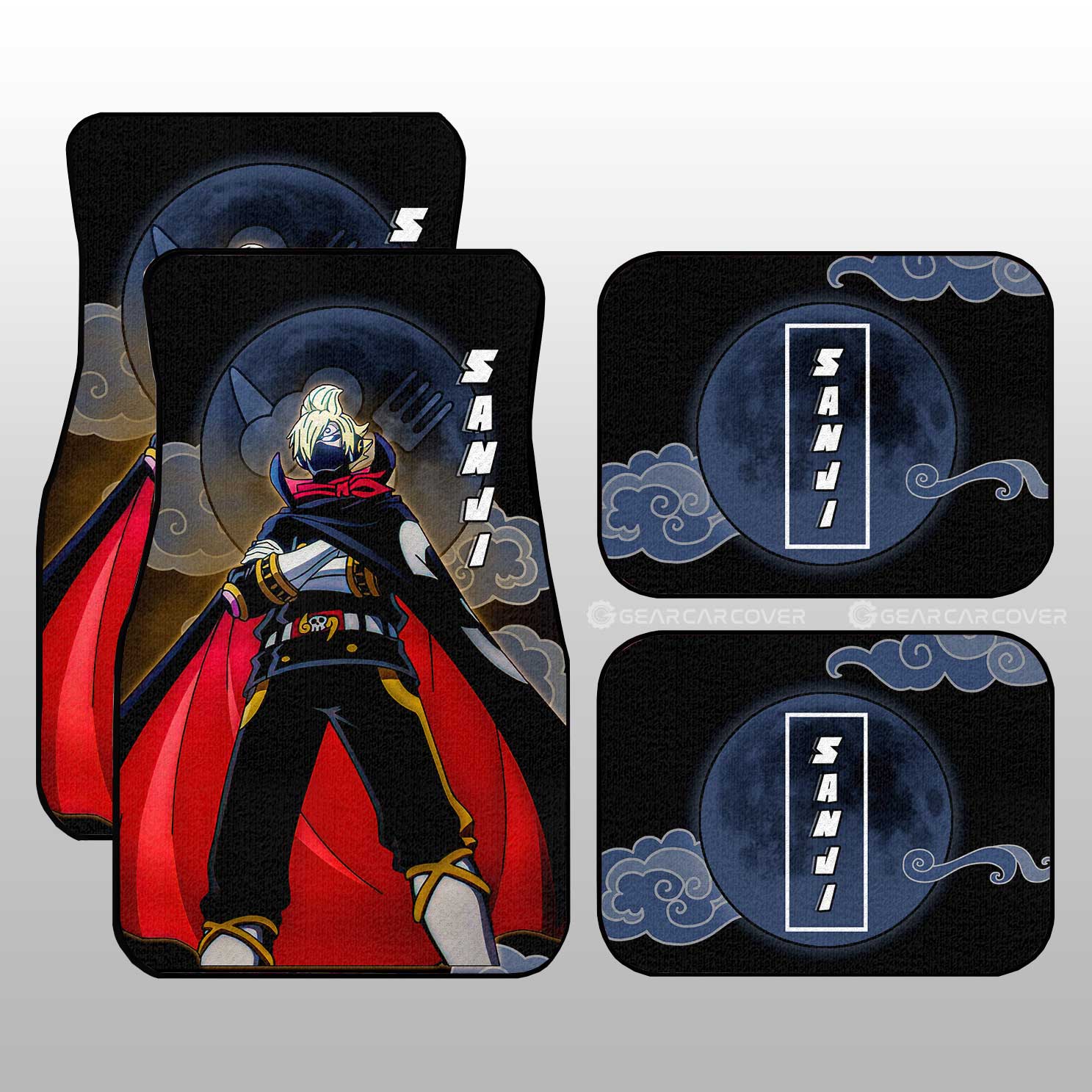 Sanji Raid Suit Car Floor Mats Custom Anime One Piece Car Accessories Gifts For Anime Fans Sanji Raid Suit Car Floor Mats Custom Anime One Piece Car Accessories Gifts For Anime Fans