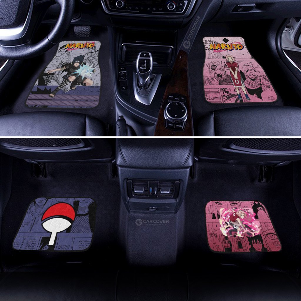 Sasuke-And-Sakura-Car-Floor-Mats-Custom-Anime-Naruto-Car-Interior-Accessories-2