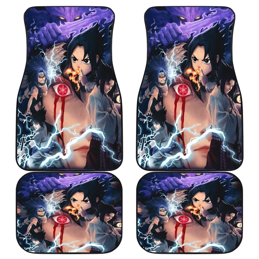 Sasuke Kun Chibi Art Car Floor Mats 191030 Sasuke Kun Chibi Art Car Floor Mats 191030
