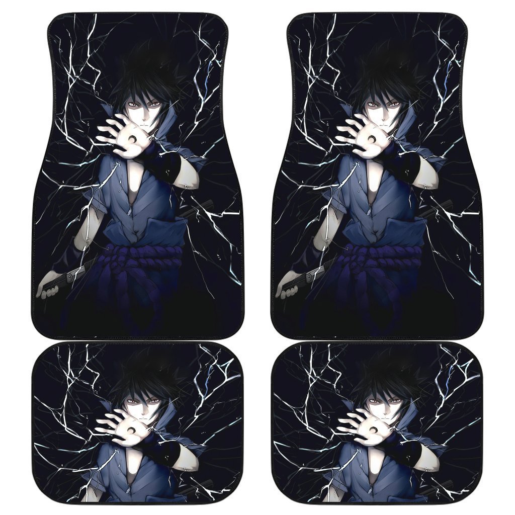 Sasuke Moon Thunder Car Floor Mats Sasuke Moon Thunder Car Floor Mats