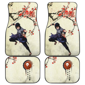 Sasuke Uchiha Naruto Car Floor Mats Anime Car Accessories
