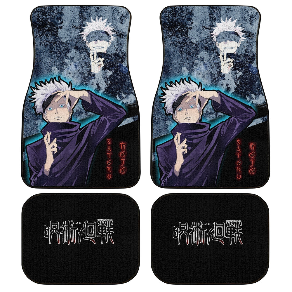 Satoru Gojo Car Floor Mats Custom Anime Jujutsu Kaisen Car Interior Accessories Satoru Gojo Car Floor Mats Custom Anime Jujutsu Kaisen Car Interior Accessories