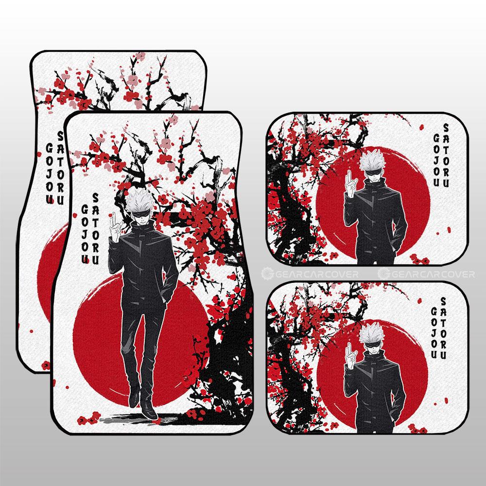 Satoru Gojo Car Floor Mats Custom Japan Style Anime Bleach Car Interior Accessories Satoru Gojo Car Floor Mats Custom Japan Style Anime Bleach Car Interior Accessories