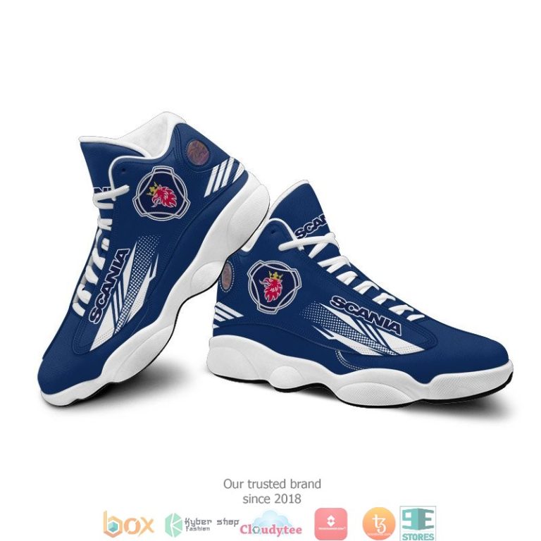 Scania-Blue-Air-Jordan-13-Sneaker-Shoes-3