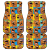Schooby Doo Face Shades Cartoon Car Floor Mats 191031