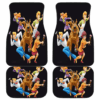 Schooby Doo Team Funny in Black theme Car Floor Mats 191031
