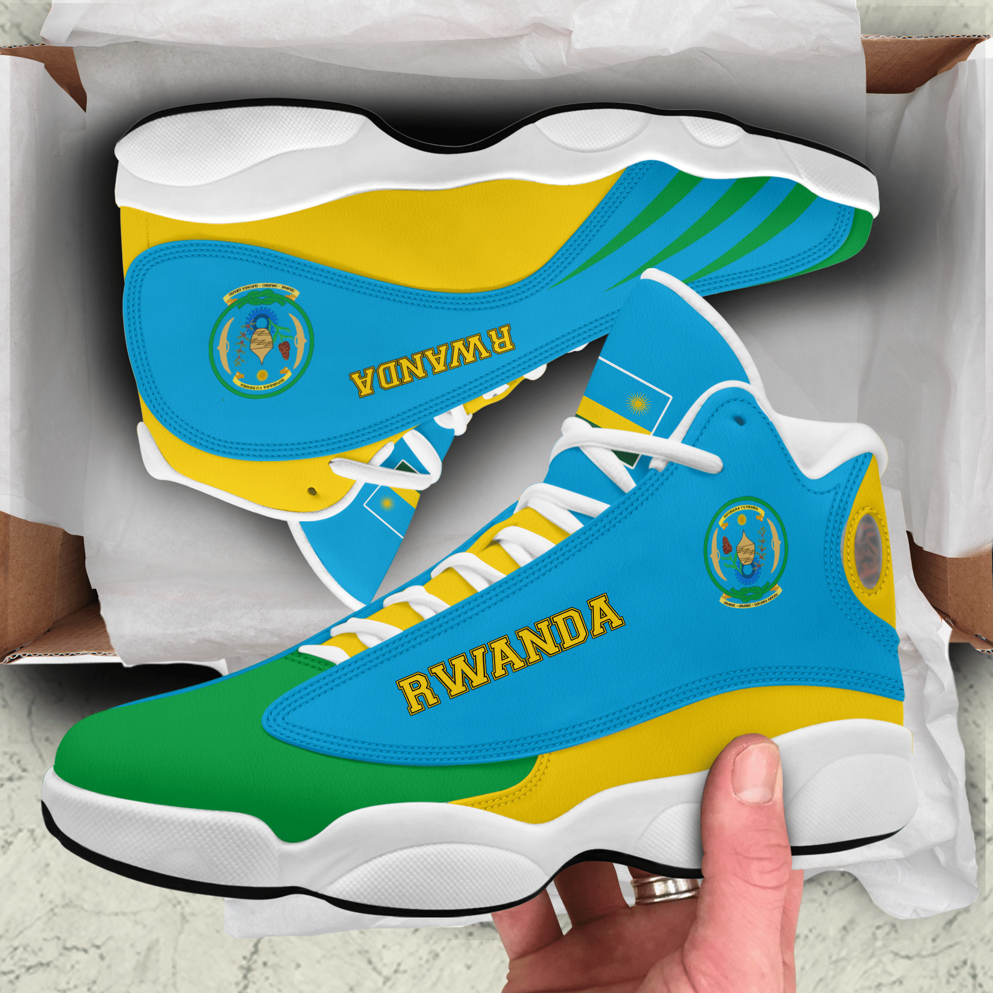 Seal Of Rwanda Blue Green Air Jordan 13 Shoes Seal Of Rwanda Blue Green Air Jordan 13 Shoes