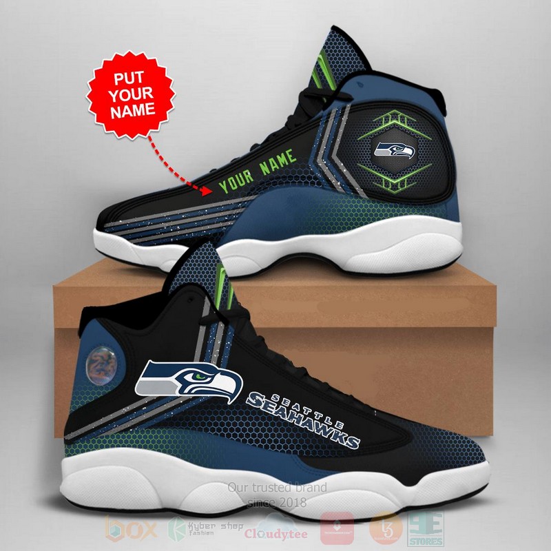 Seattle Seahawks Nfl Air Jordan 13 Shoes 3 Seattle Seahawks Nfl Air Jordan 13 Shoes 3