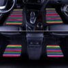 Serape Baja Mexican Pattern Car Floor Mats