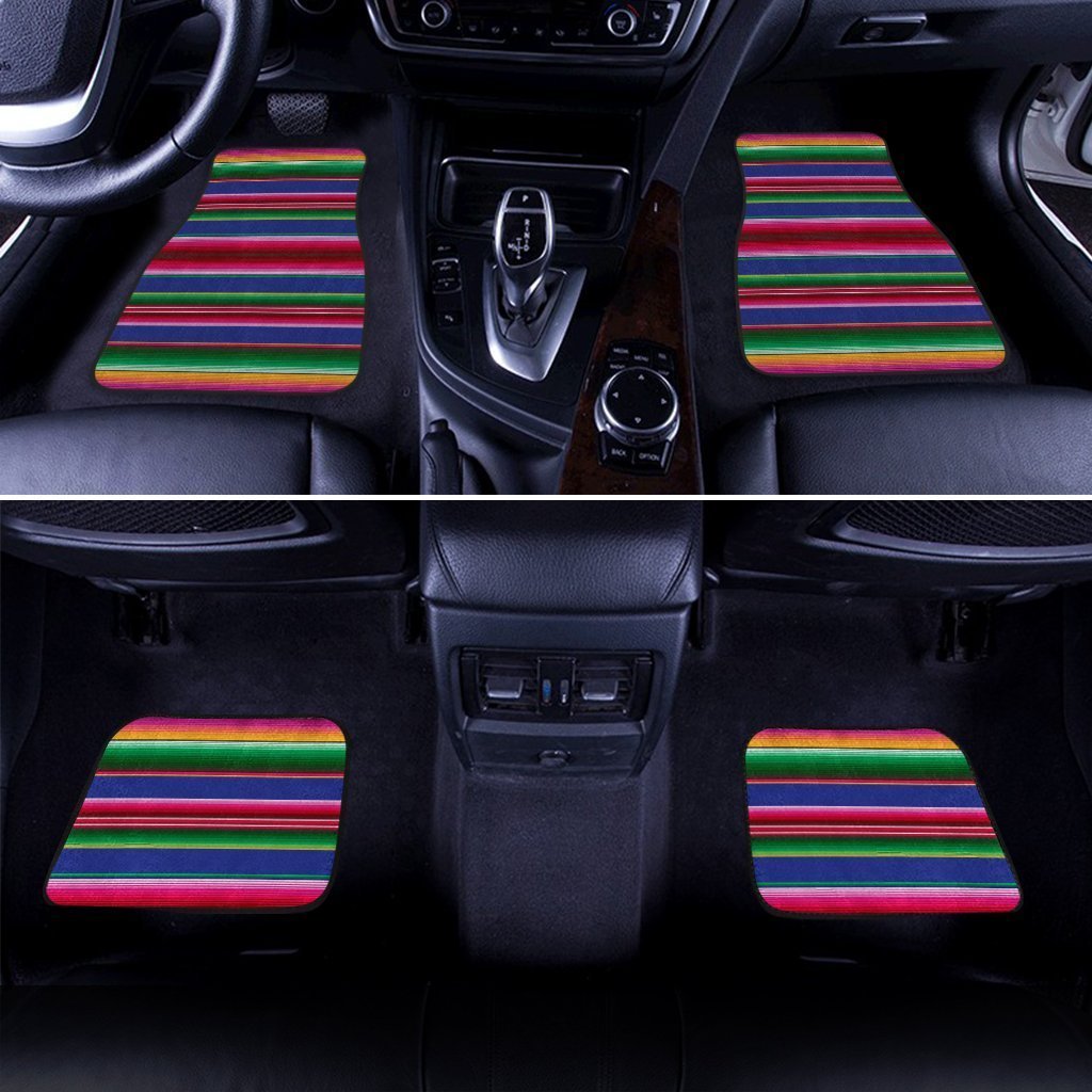 Serape Baja Mexican Pattern Car Floor Mats Serape Baja Mexican Pattern Car Floor Mats