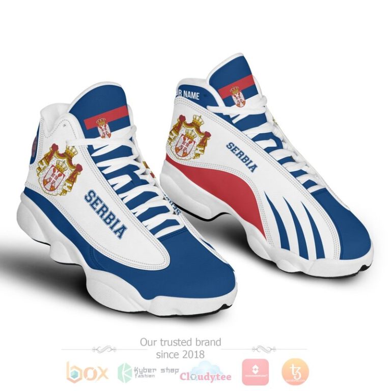 Serbia-Logo-Personalized-Air-Jordan-13-Shoes-1