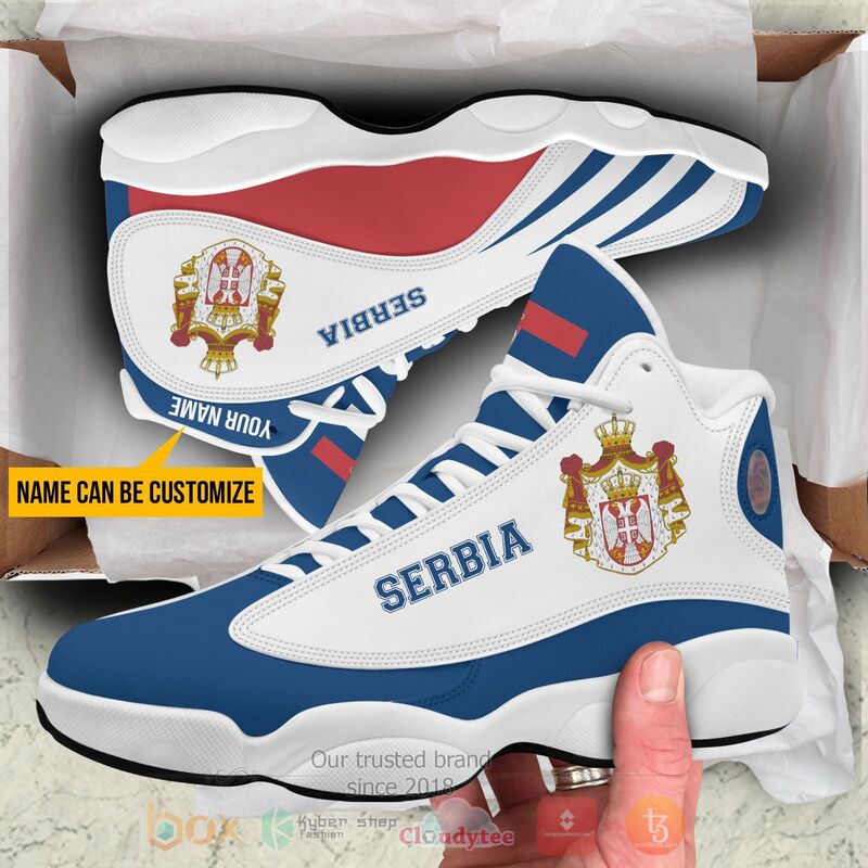 Serbia Logo Personalized Air Jordan 13 Shoes Serbia Logo Personalized Air Jordan 13 Shoes