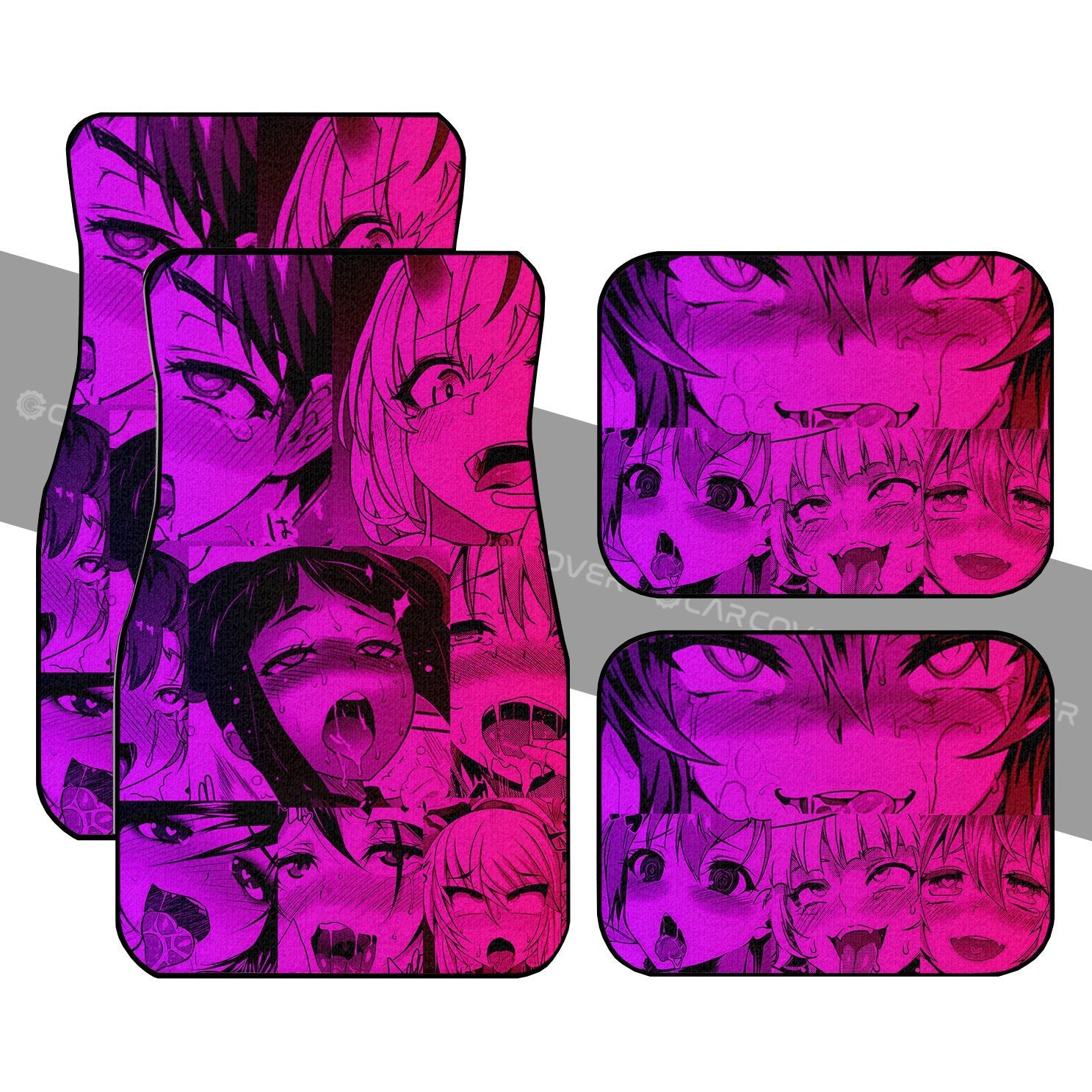 Sexy Juri Face Ahegao Car Floor Mats Custom Car Interior Accessories Sexy Juri Face Ahegao Car Floor Mats Custom Car Interior Accessories