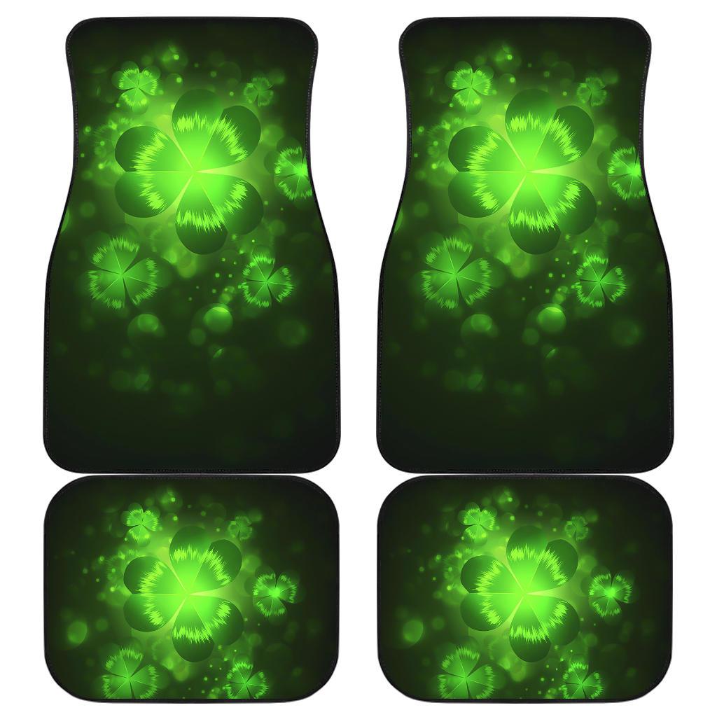 Shamrock Irish Light Car Floor Mats Amazing Gift Ideas H200218 Shamrock Irish Light Car Floor Mats Amazing Gift Ideas H200218