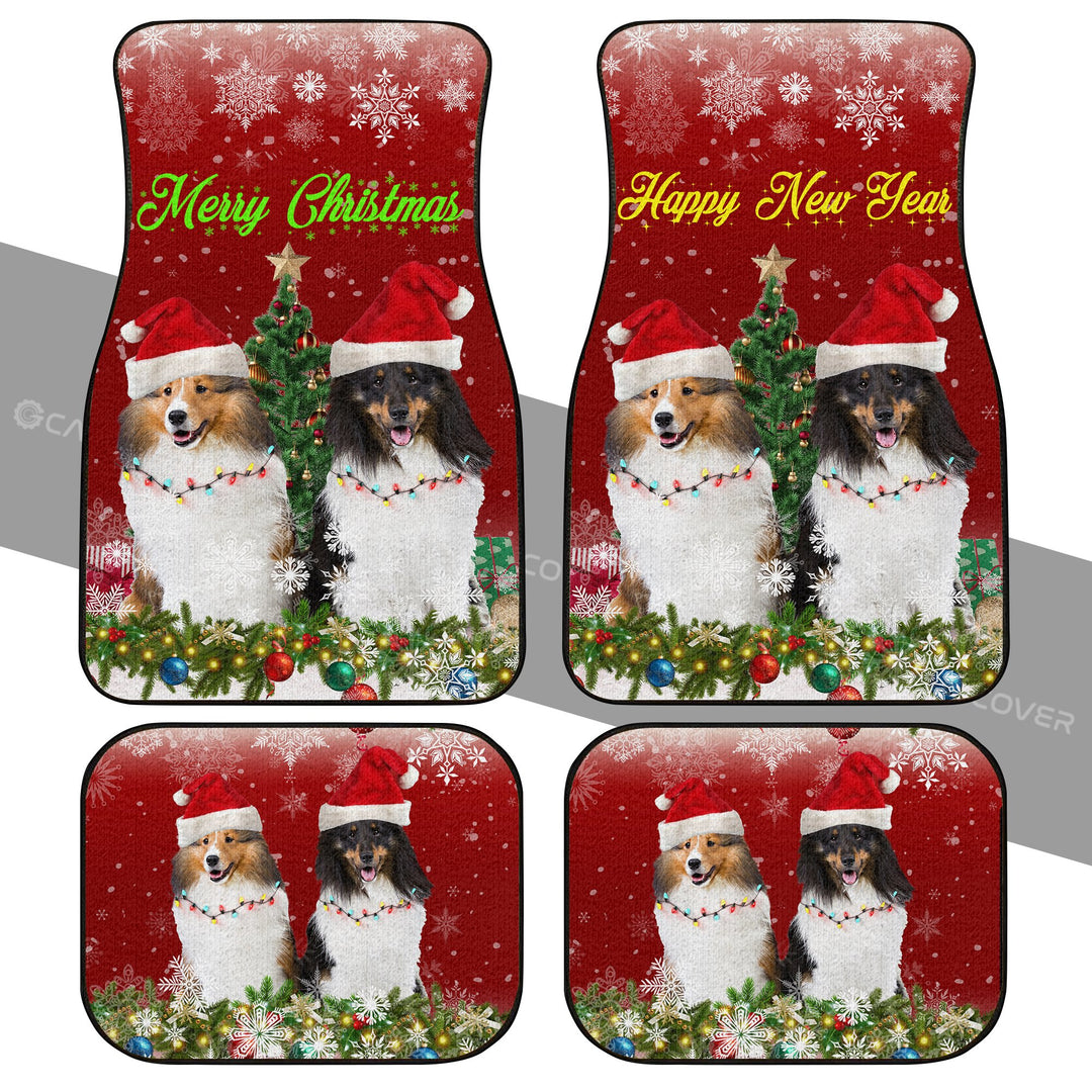 Shetland-Sheepdogs-Car-Floor-Mats-Custom-Animal-Car-Accessories-Christmas-Decorations-1