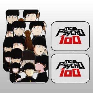 Shigeo Kageyama Car Floor Mats Custom Mob Psycho 100 Anime Car Accessories