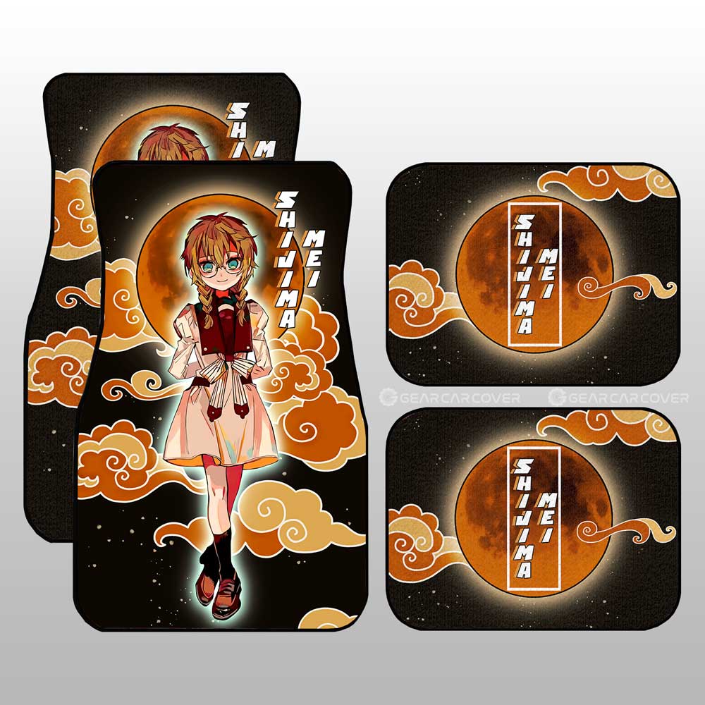 Shijima Mei Car Floor Mats Custom Toilet-Bound Hanako-kun Anime Gifts For Fans Shijima Mei Car Floor Mats Custom Toilet-Bound Hanako-kun Anime Gifts For Fans