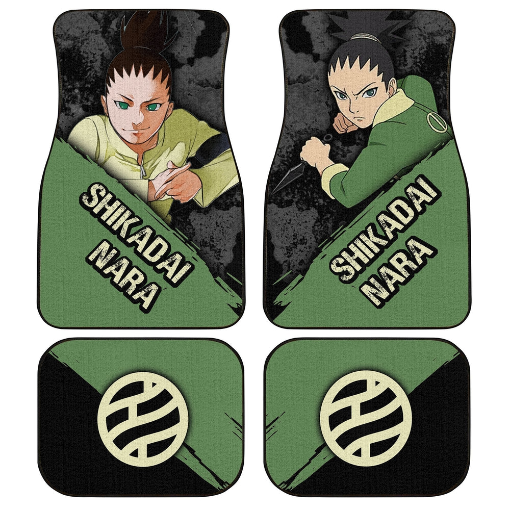 Shikadai Nara Car Floor Mats Custom Boruto Anime Car Accessories Shikadai Nara Car Floor Mats Custom Boruto Anime Car Accessories